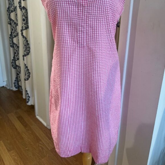 Duffield Lane Cassidy Shift Dress: Raspberry Gingham - Picture 2 of 7